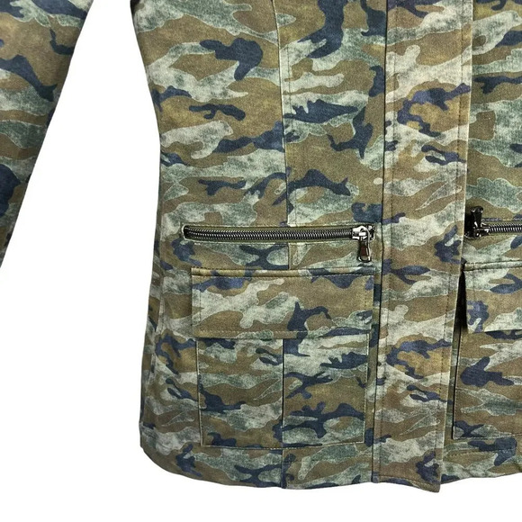 Anatomie Camo Print Kenya Safari Zip-up Jacket - Picture 6 of 14